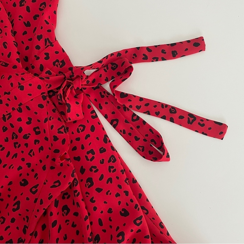 Aritzia Sunday Best Savoy Riffle Wrap Dress - Picture 8 of 11